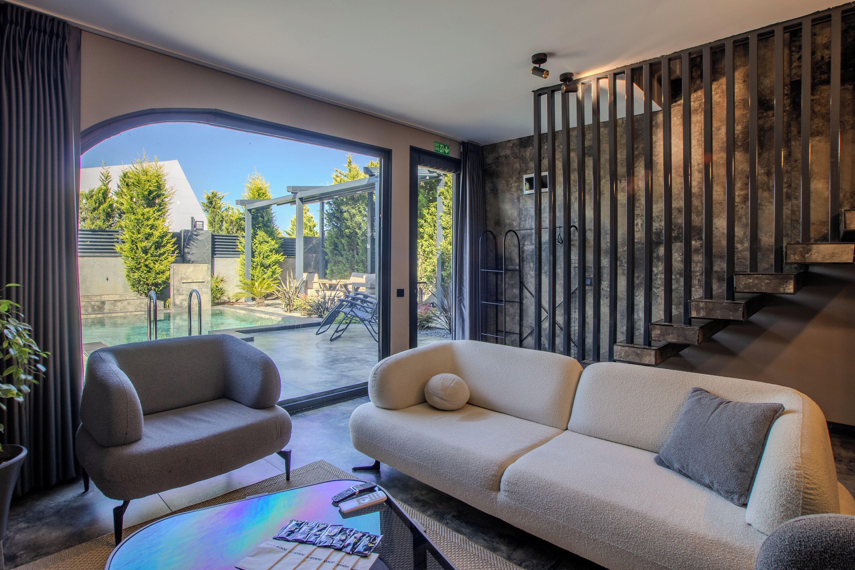 Villa, 2 habitaciones, piscina privada, vistas a la piscina | Zona de estar