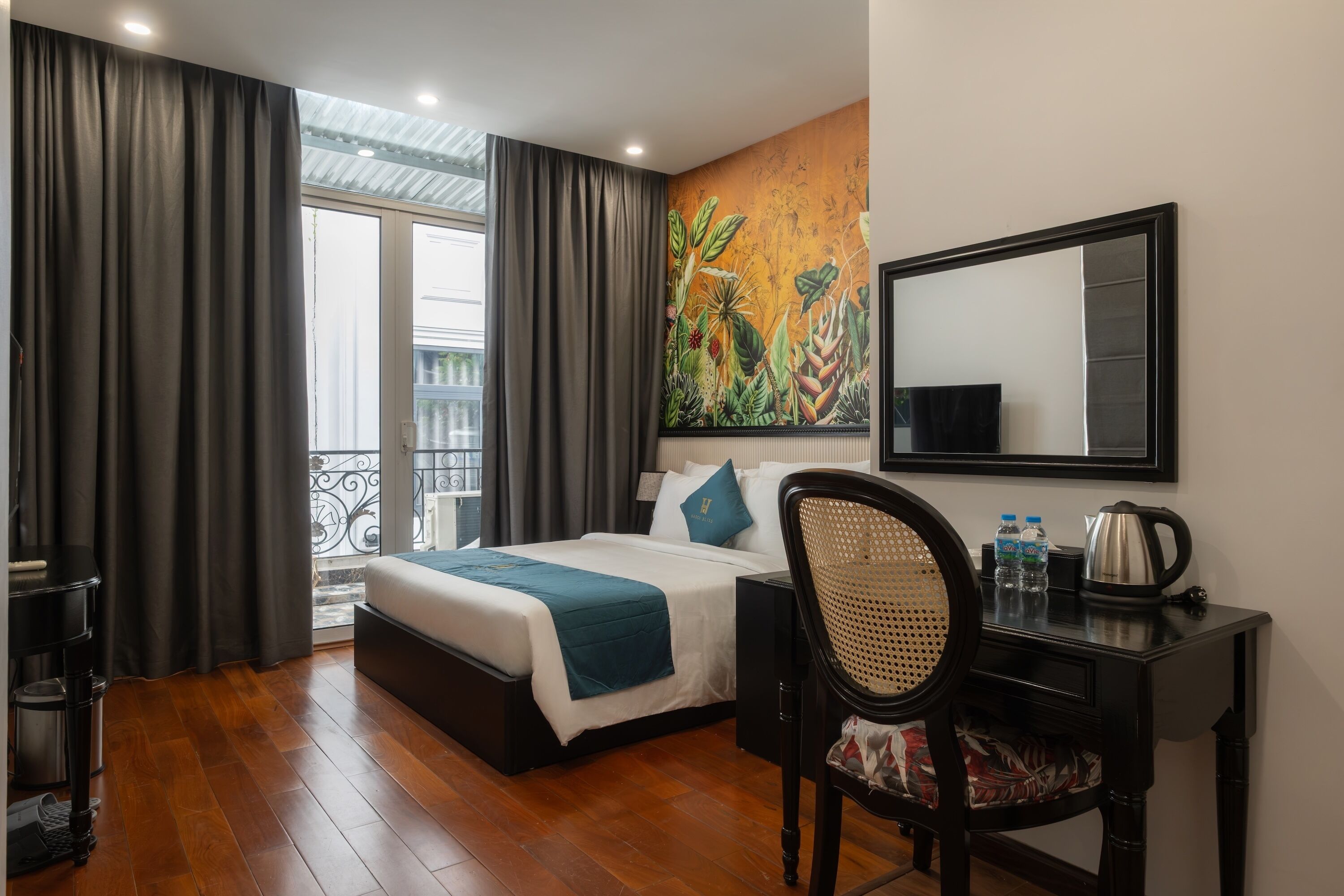 Quarto casal luxo, vista para a cidade