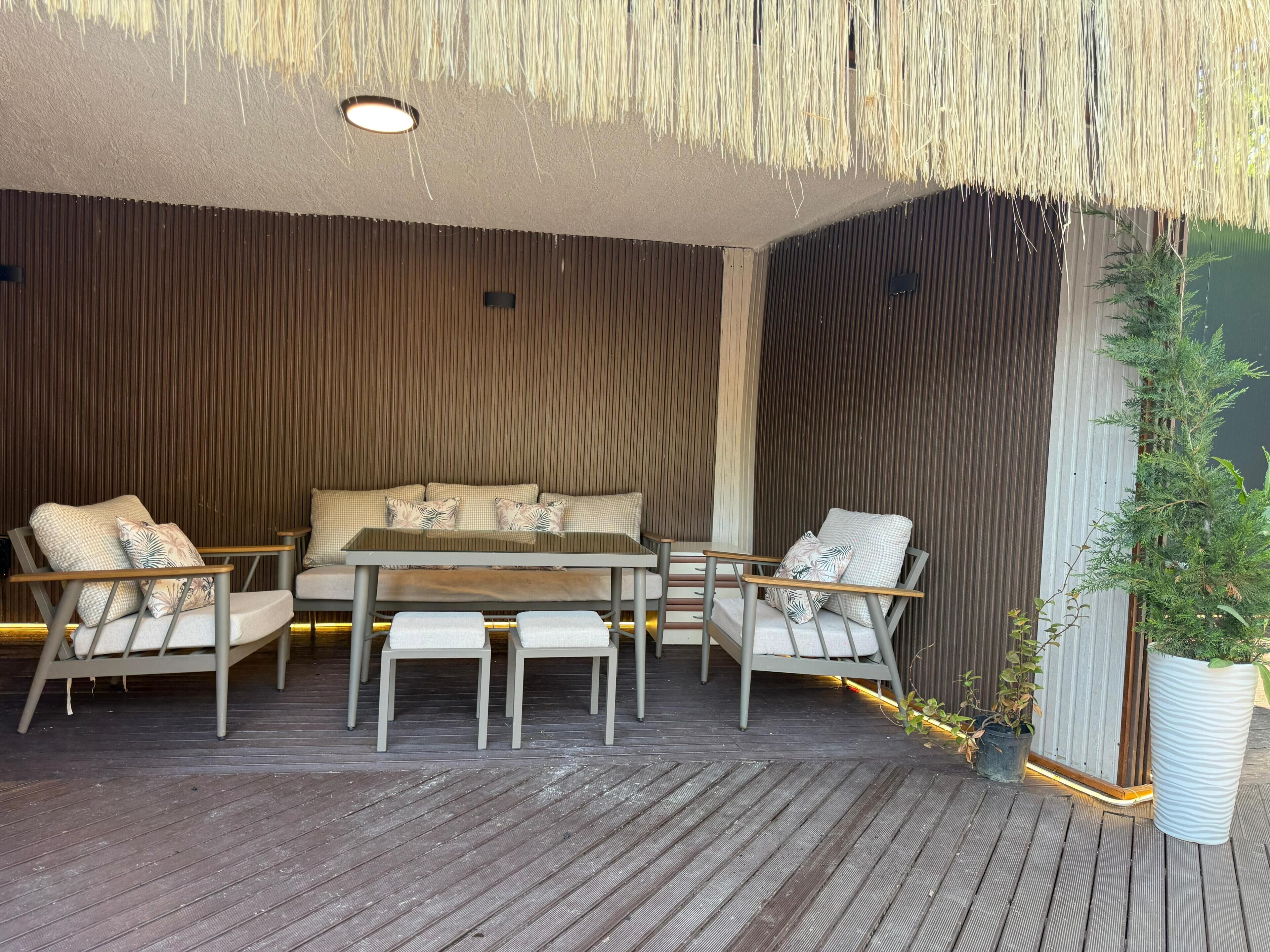 Villa de lujo, piscina privada, vistas al jardín | Terraza o patio