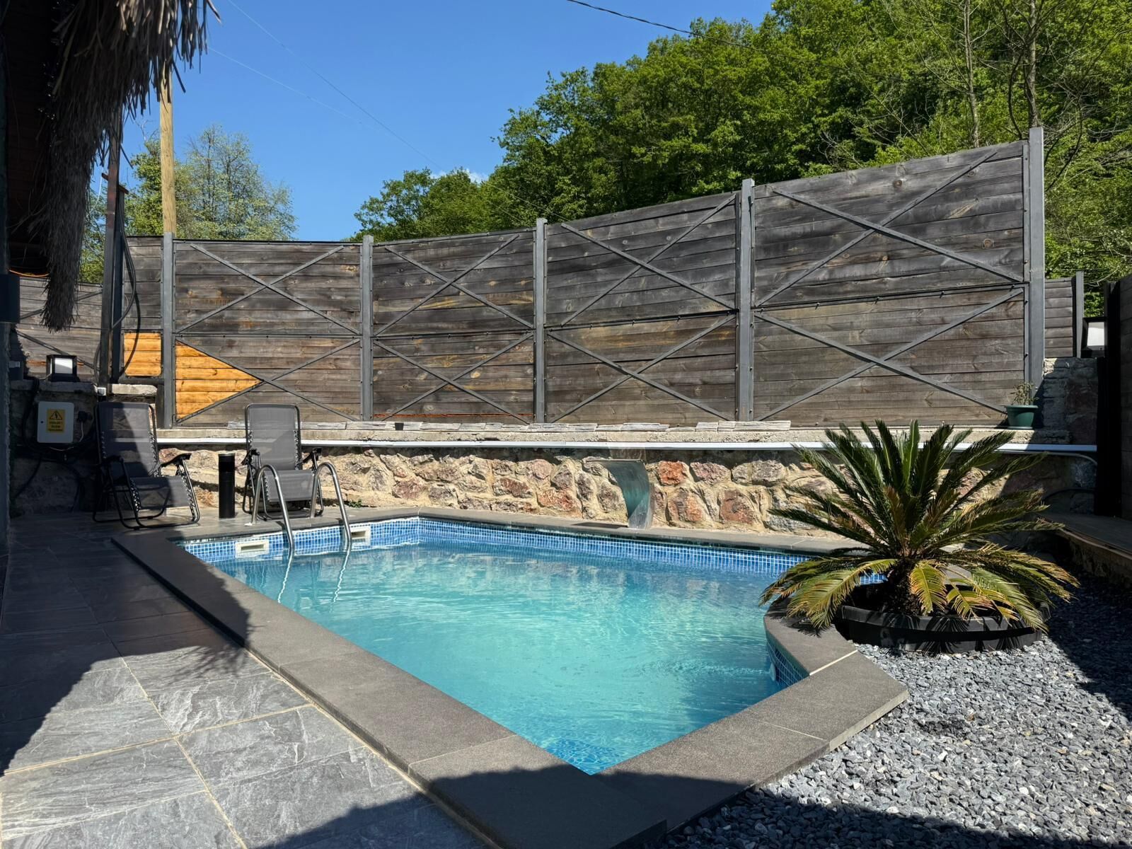 Romantisches Bungalow, eigener Pool, Gartenblick | Pool