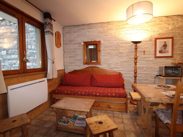 Living area - Comfortable apartment - 4 guests (Aussois)