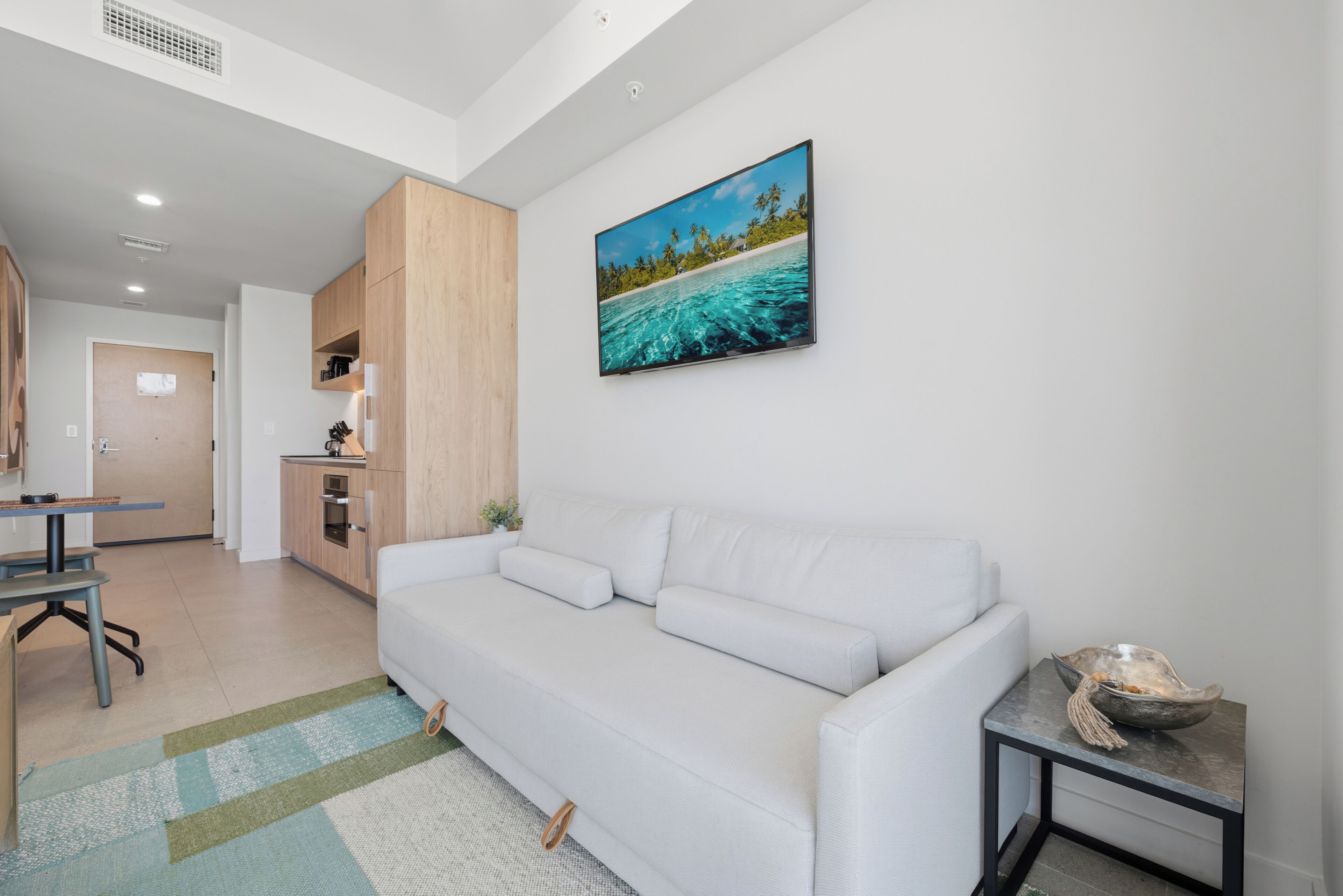 Studio Deluks, balkon, pemandangan kota | Area keluarga