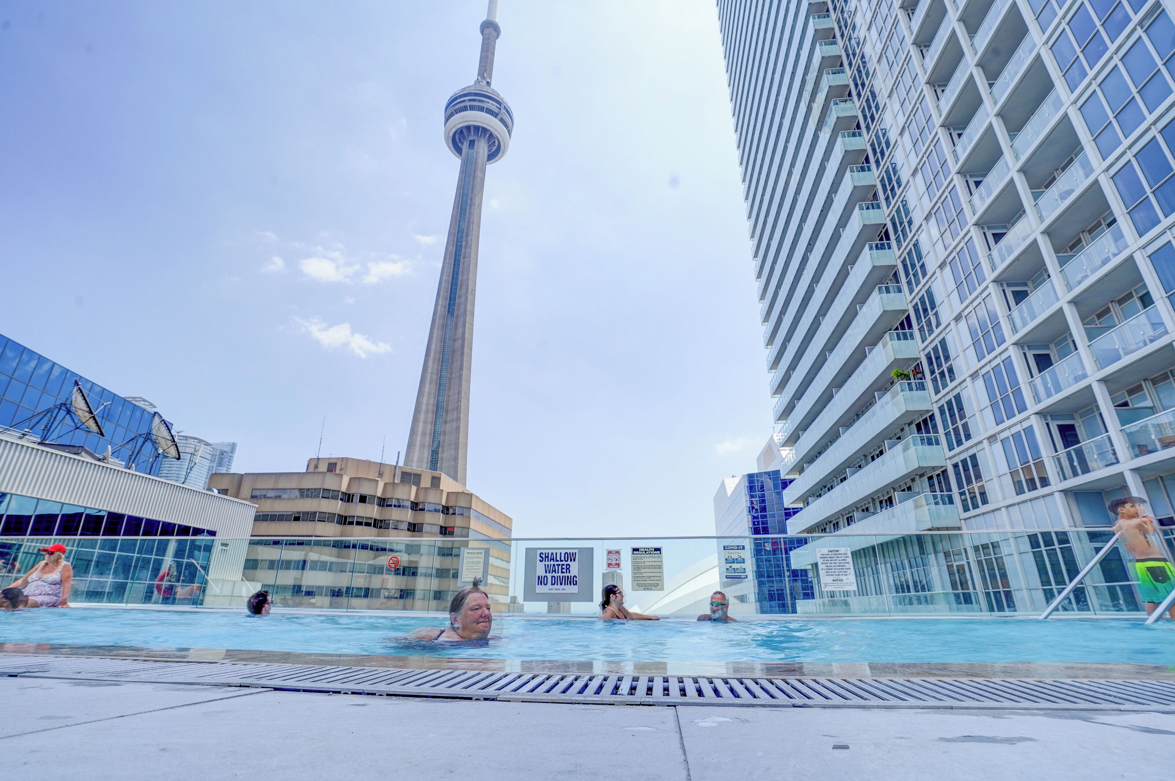 Seasonal outdoor pool