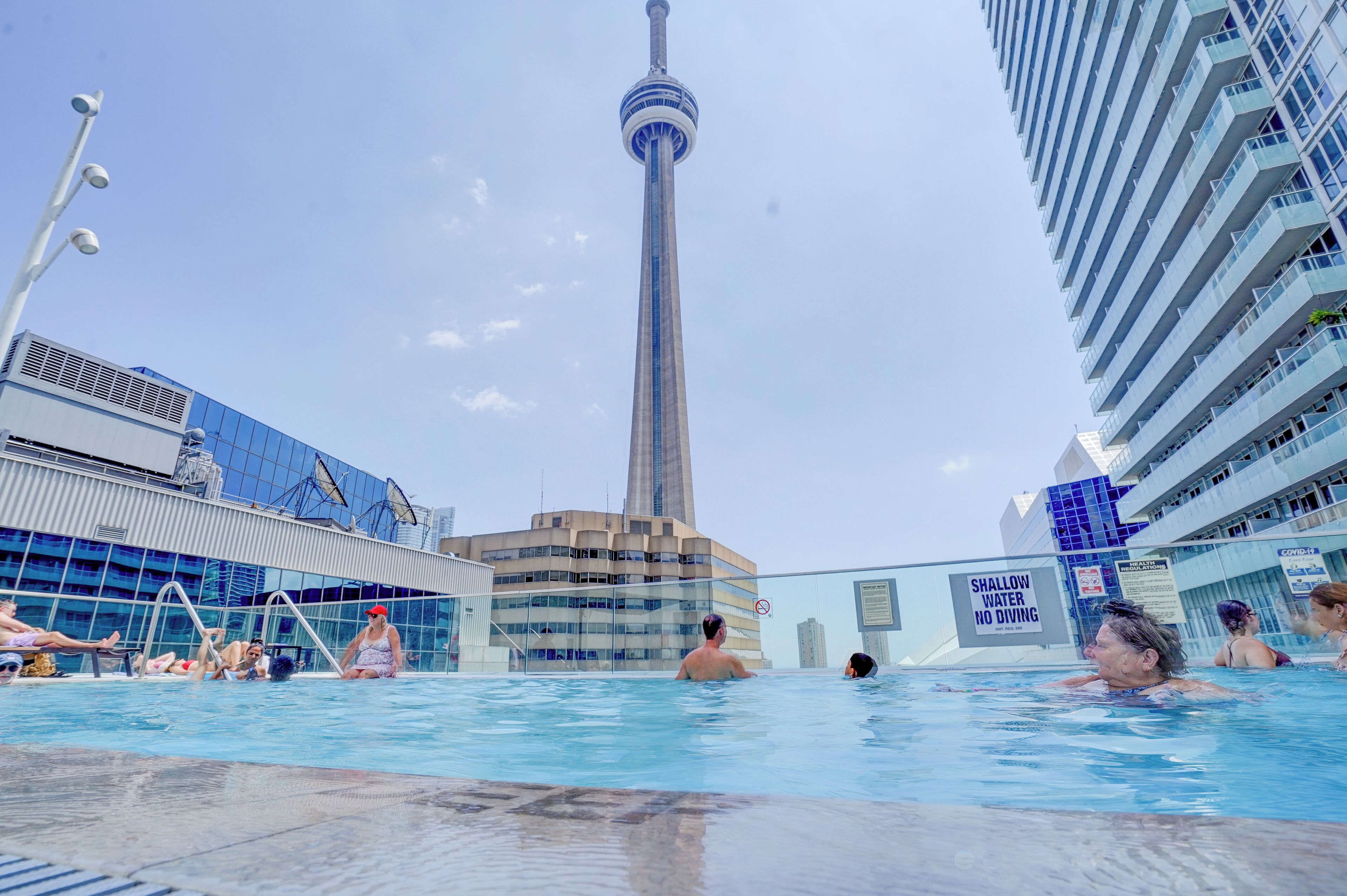 Seasonal outdoor pool