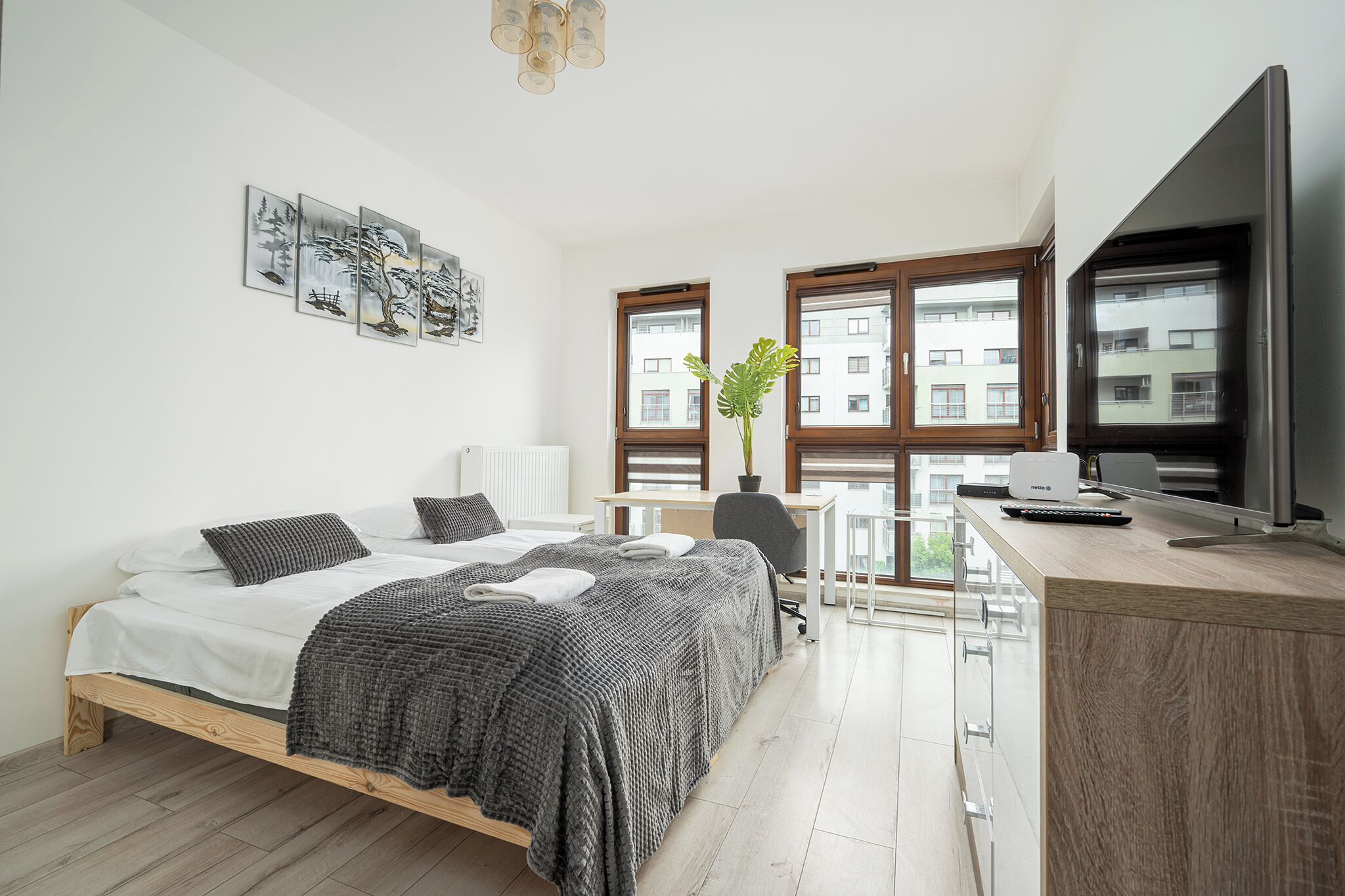 Apartment, Balcony, City View | Iron/ironing board, free WiFi