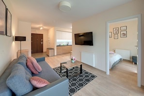 Apartment, Balcony, Mountain View | Living room - RentPlanet - Apartament Triventi (Karpacz)