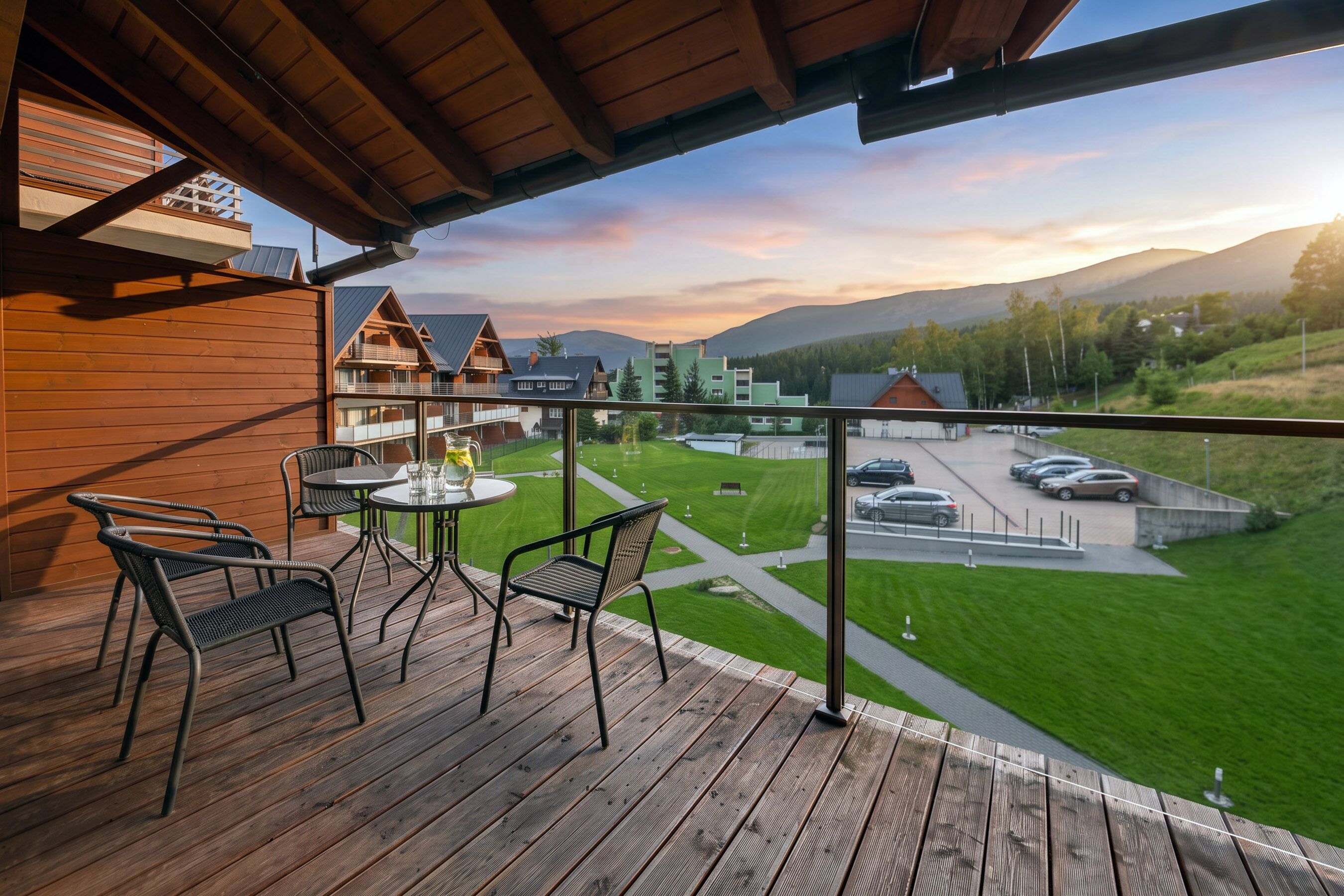 Apartment, Balkon, Bergblick | Blick vom Balkon