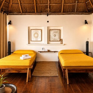 Stuga Standard - utsikt mot stranden | Spa | Djupmassage och massage