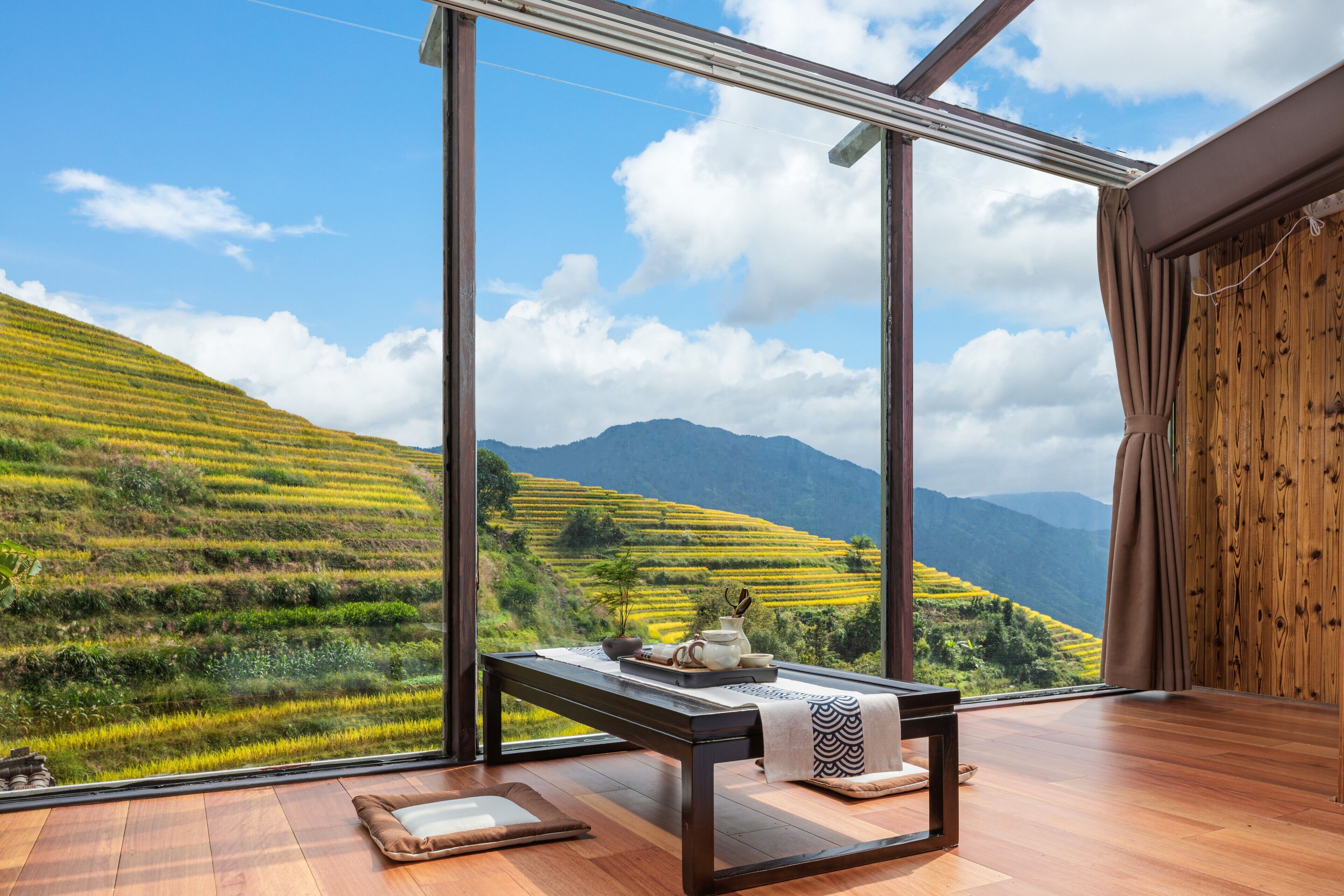 Deluxe-Zweibettzimmer, Balkon, Bergblick | Innenbereich