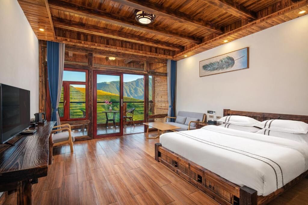 Superior-Doppelzimmer, Balkon, Bergblick