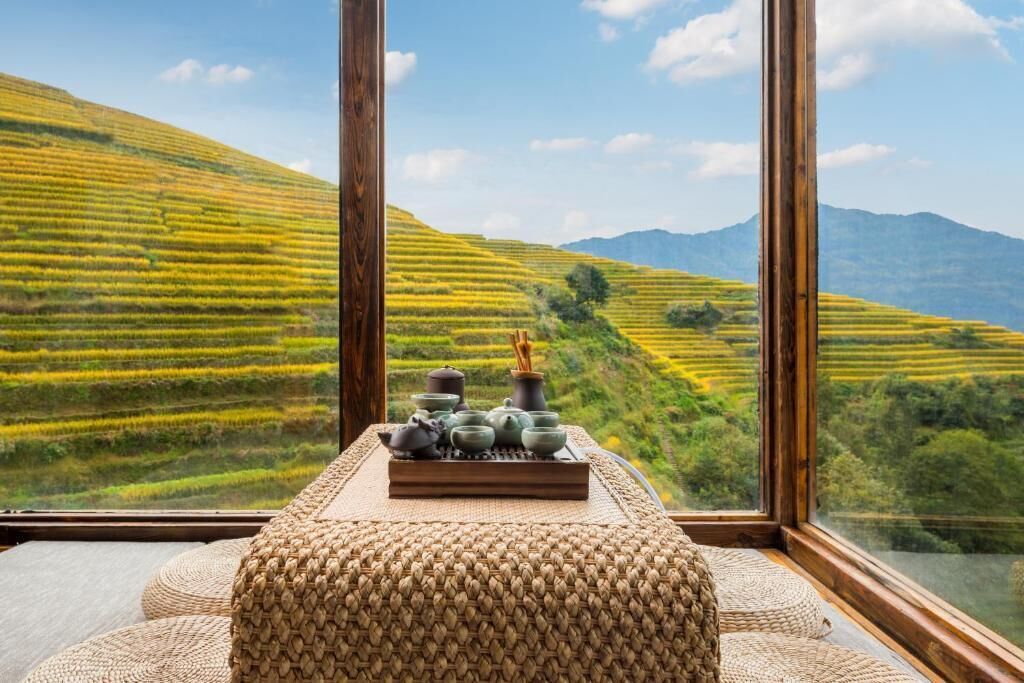 Familienzimmer, Balkon, Bergblick | Speisen