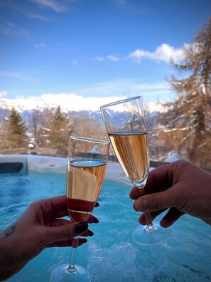 Pool - Superb 5-bedroom chalet in delightful Les Collons for your getaway (Vex)