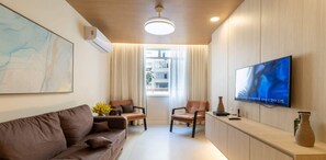 Living area - Apartamento em Copacabana a 200m da Praia (Rio de Janeiro)
