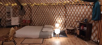 Rosane Yurt 4 Seasons - 60m², Mountain View, Private Terrace & Garden