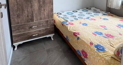 1+1 apartment with private garden in the center of Avşa Island, close to the sea