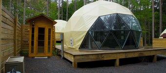 Beehive Domes at Bumblebee Campground