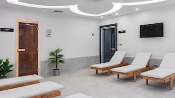 Sauna, Dampfbad, Thermalbad/Mineralquelle, Warmsteinmassagen