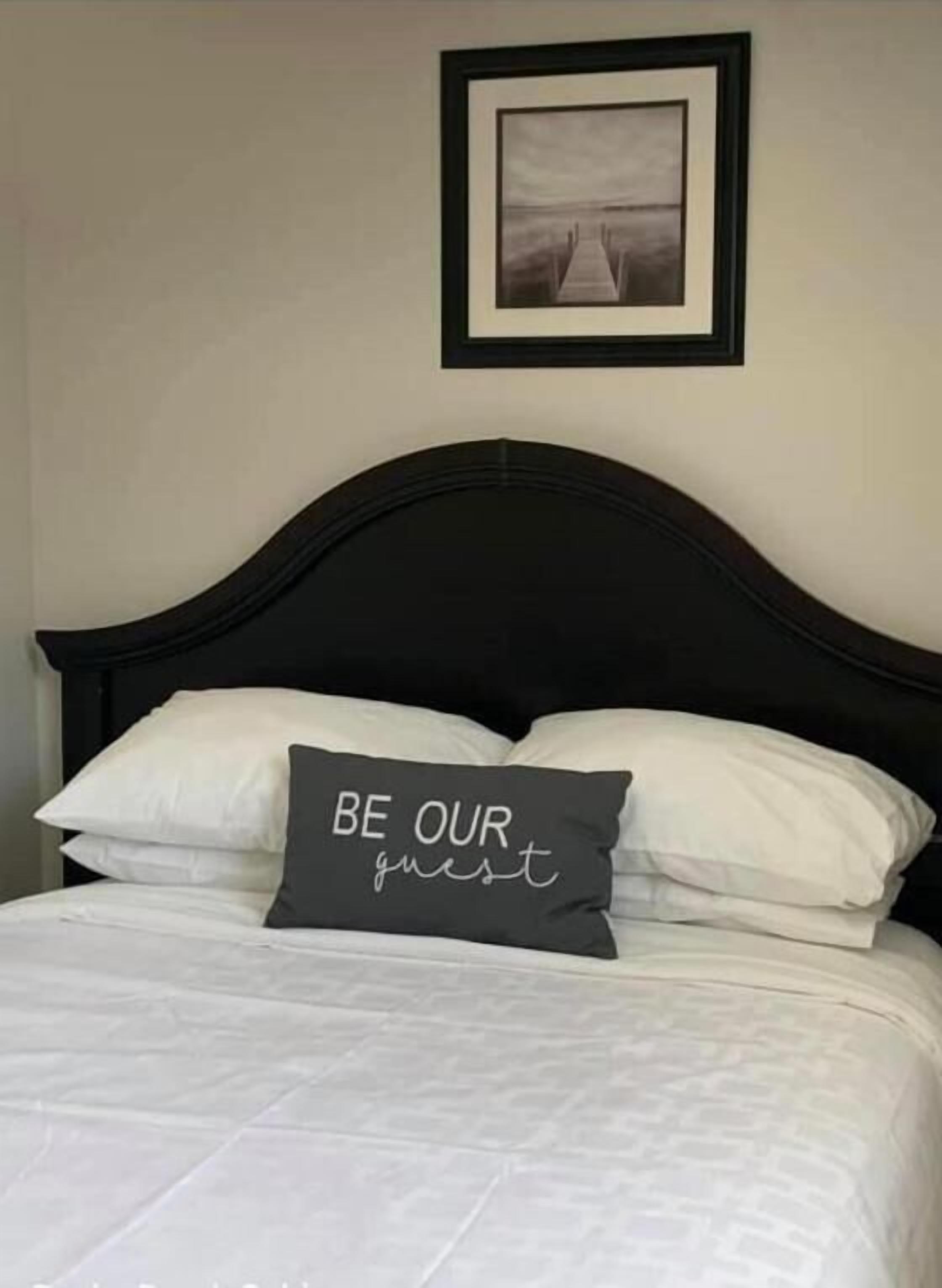 Blackout drapes, iron/ironing board (on request), WiFi (free)
