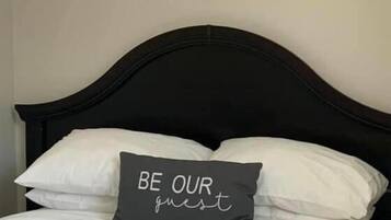 Blackout drapes, iron/ironing board (on request), WiFi (free)