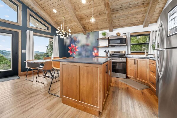 Private kitchen - Twilight Timber at Saluda Mountain Retreats! (Saluda)