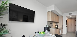 Studio, Balcony, Bay View | Dining room - 501 First Skyline View Condos (Miami)