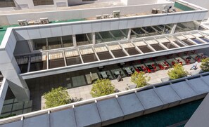 Outdoor dining - 1BR Apt, Full Condo, Jardim Goias - Mbca0407 (Goiânia)