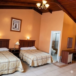 Habitación Deluxe con 1 cama matrimonial o 2 individuales, vista al patio | Wifi gratis 