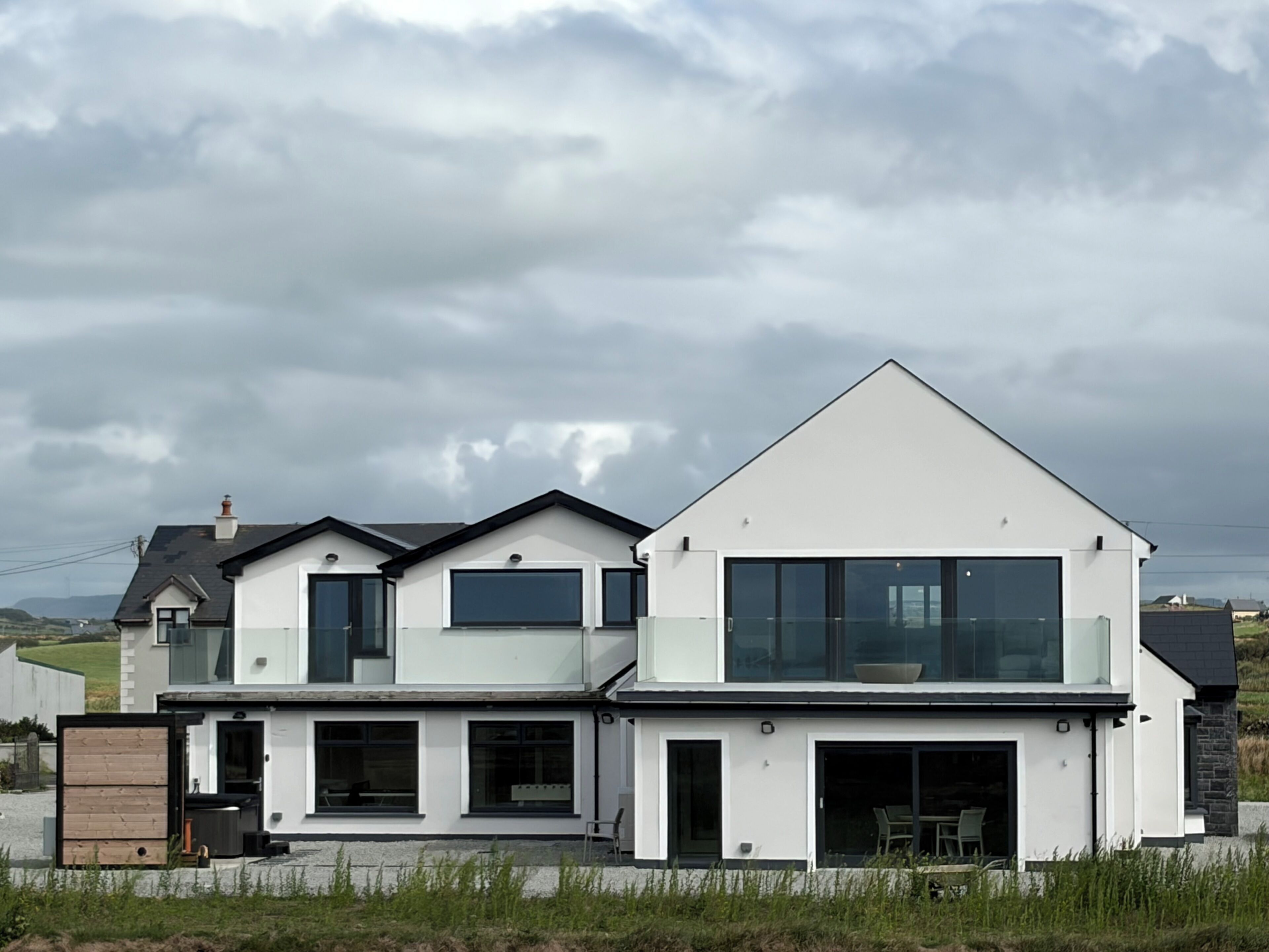 Seafield Manor as viewed from ocean front