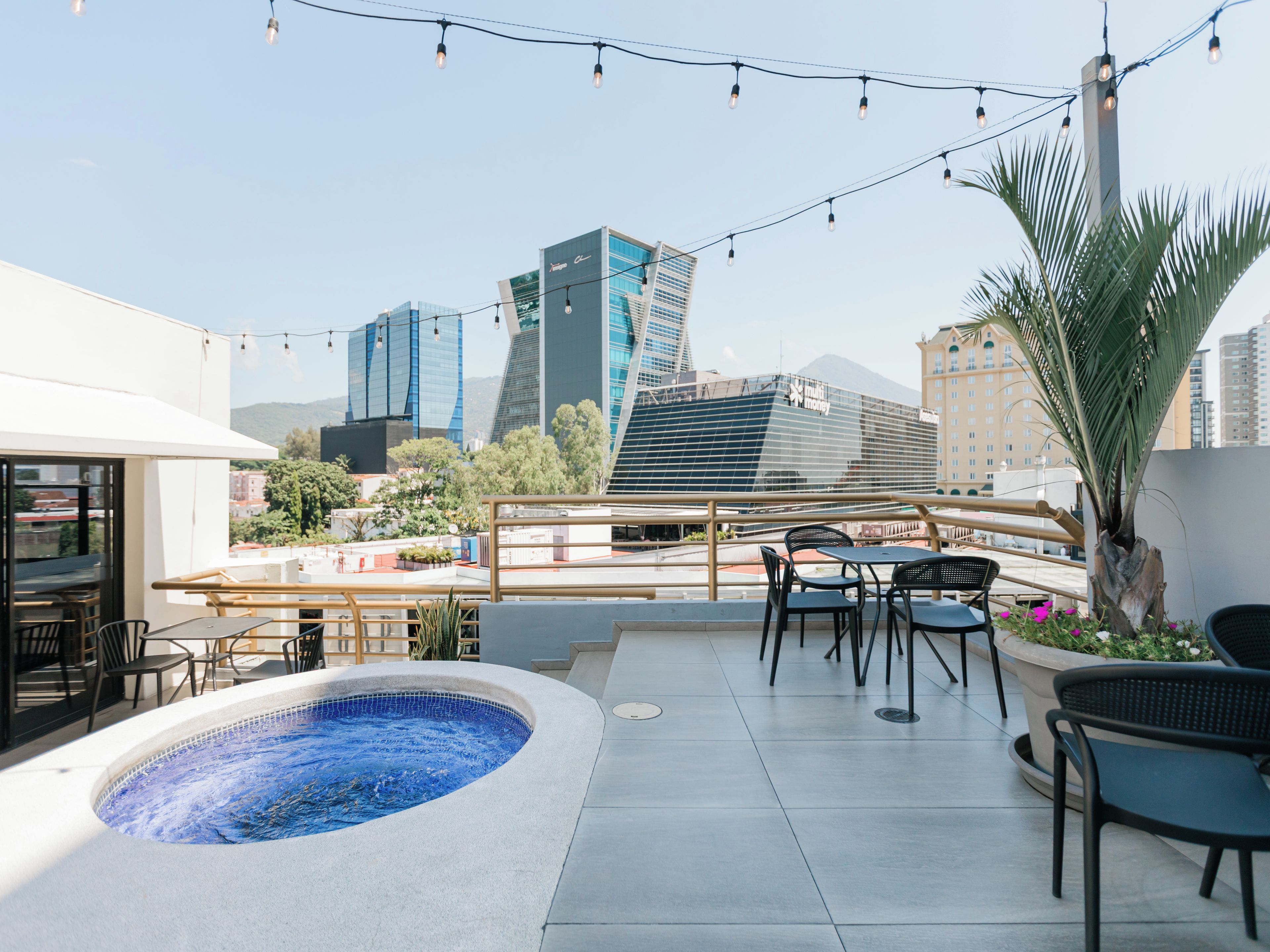 Rooftop pool