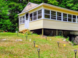 Exterior - 1950's Lake George house ranch trail & brook 3 bedroom 6 beds in Hague (Hague)