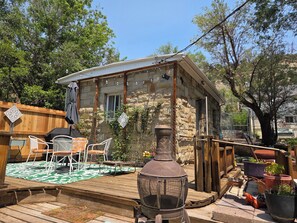 Comfort-Studio, Gartenblick | Speisen im Freien