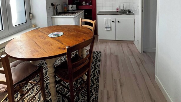Fridge, microwave, toaster