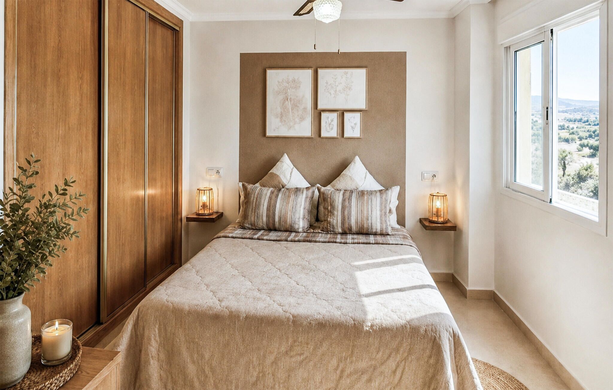 2 chambres, fer et planche à repasser, accès au Wi-Fi (inclus)