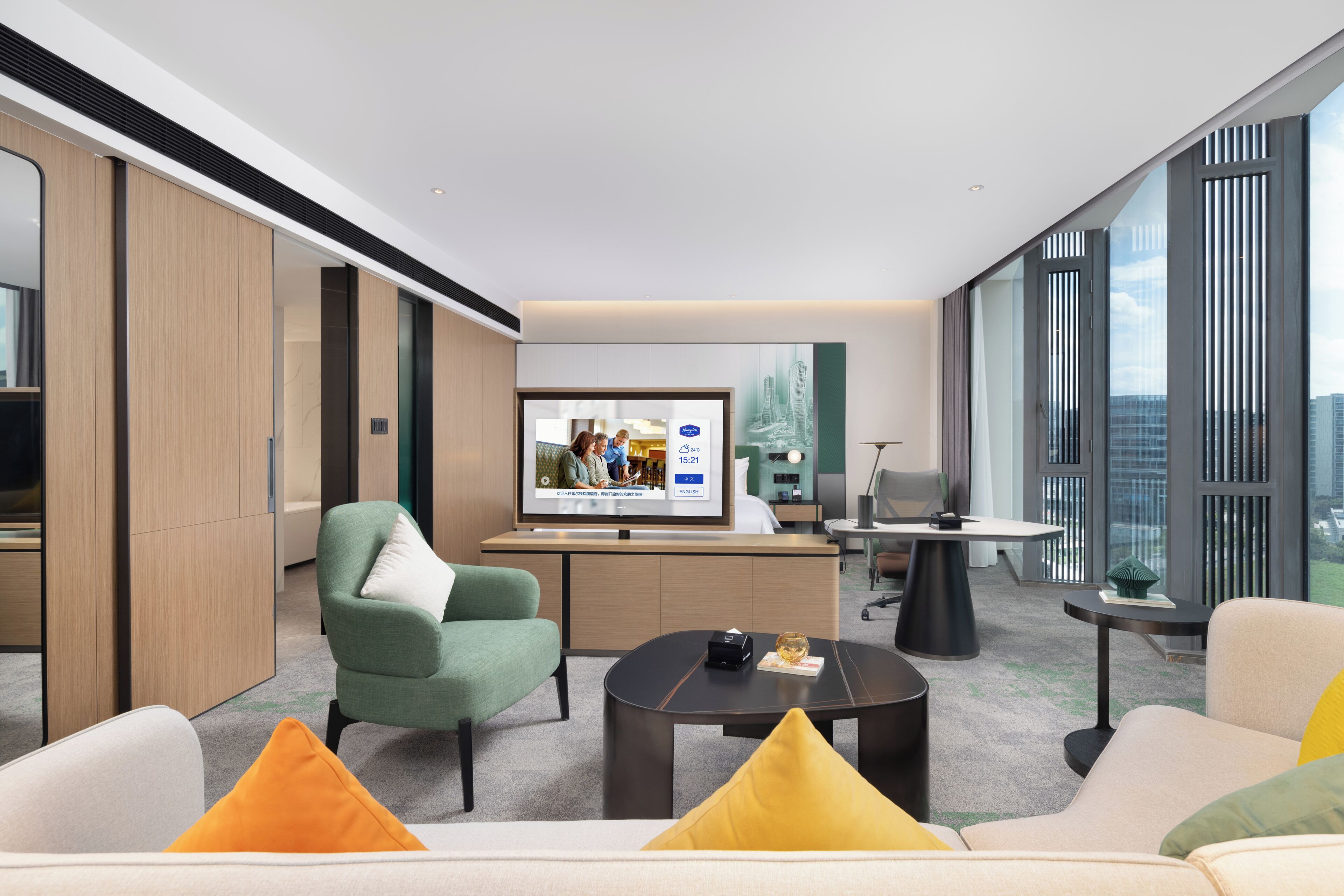 Suite clásica, vistas a la ciudad | Interior