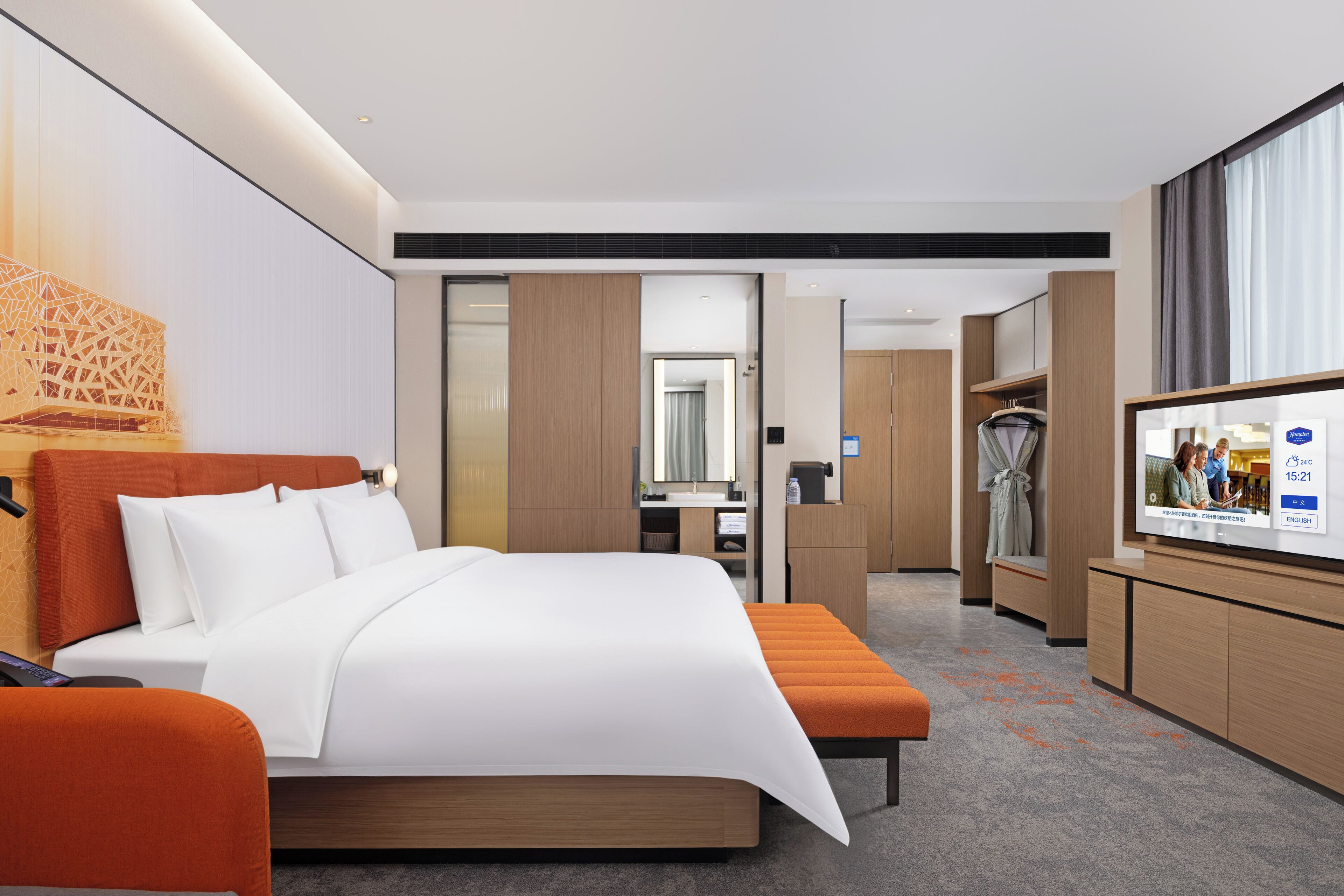 Habitación Deluxe doble de uso individual, vistas a la ciudad | Escritorio, espacio para trabajar con un portátil, wifi gratis