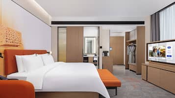 Habitación Deluxe doble de uso individual, vistas a la ciudad | Escritorio, espacio para trabajar con un portátil, wifi gratis