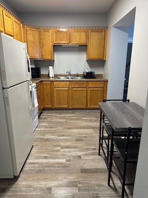 Private kitchen -     Historic Downtown Apartment Near Cedar River Trail (Charles City)