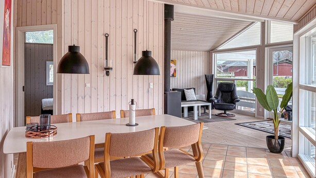 Dining - Amazing home in Bjert with sauna (Bjert)