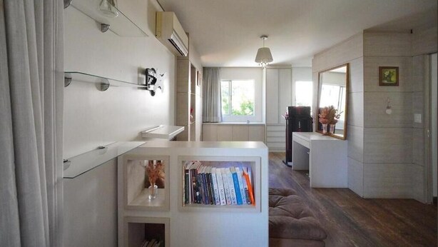 Interior - Fully furnished apartment near Florianópolis, pets allowed. (São José)