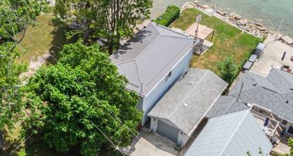 Lake Erie Waterfront | SaluSpa Hot Tub + Fire Pit