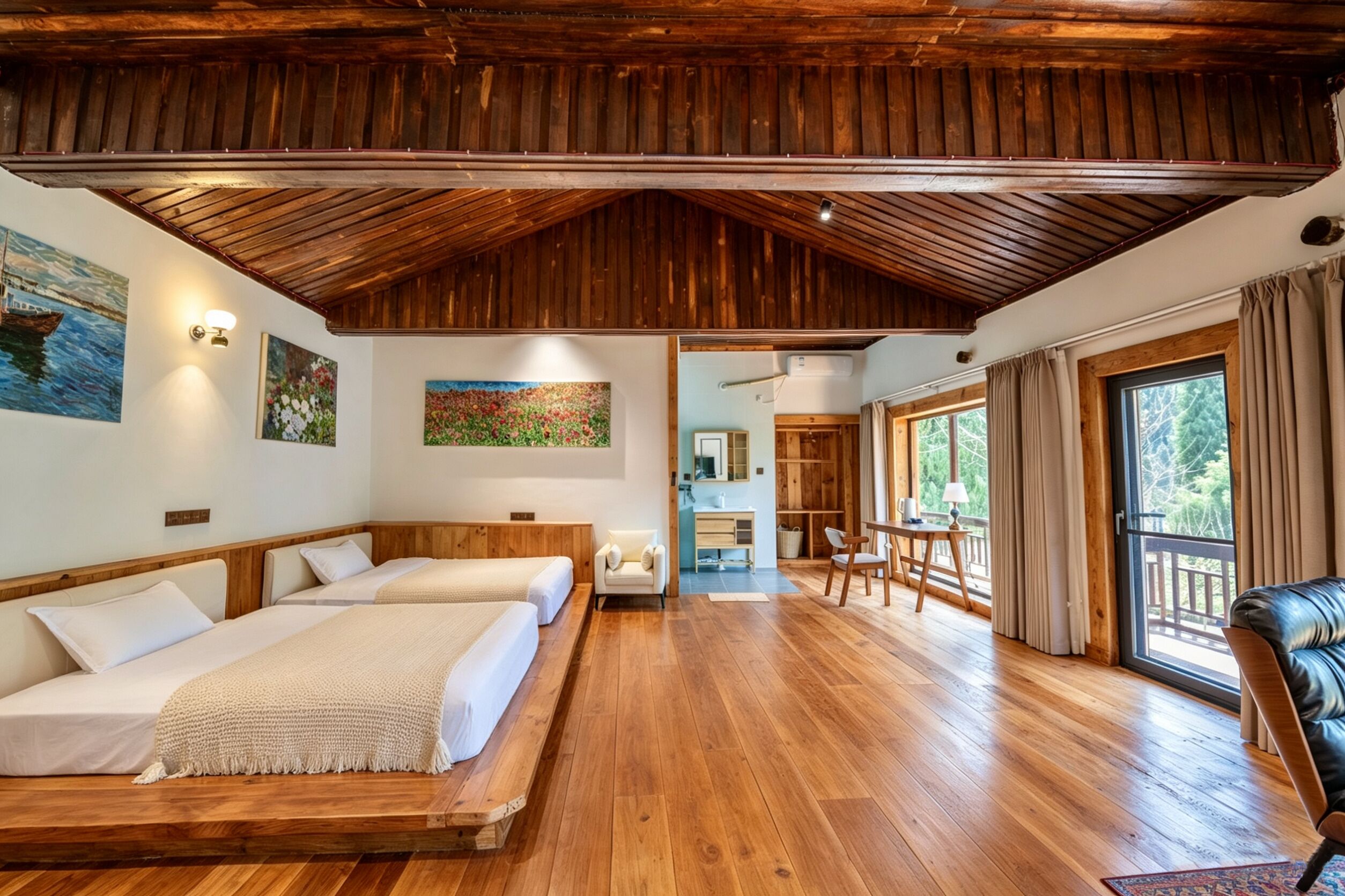 Kamar Twin Khas, pemandangan danau | Pemandangan dari kamar