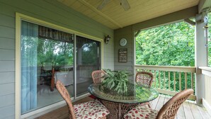Unclassified image, 2 of 50, button - Lovely 2 BR Treehouse Townhome w/ Stone Fireplace, and Resort Access. (Lake Lure)