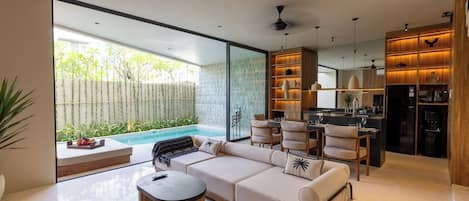 Exclusive Villa, 2 Bedrooms, Private Pool | Living area