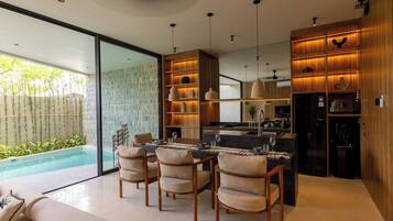 Exclusive Villa, 2 Bedrooms, Private Pool | Dining room