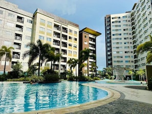 Pool - Modern Cozy Condo | Stunning Pool View | Prime City Location (Iloilo)