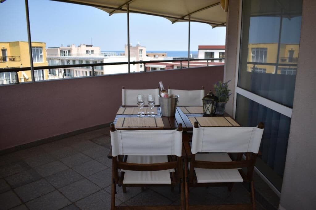 Comfort Apartment, Balcony, Garden View | Outdoor dining