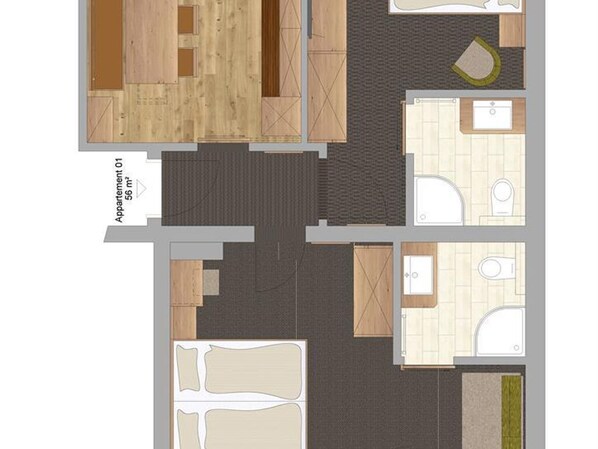 Floor plan - defaultName (Schladming)