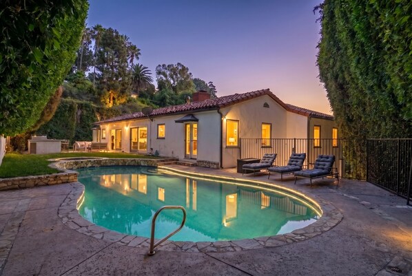 Pool - Gated Hollywood Hills-Outpost Estates Villa With Pool and Spa (Los Angeles)