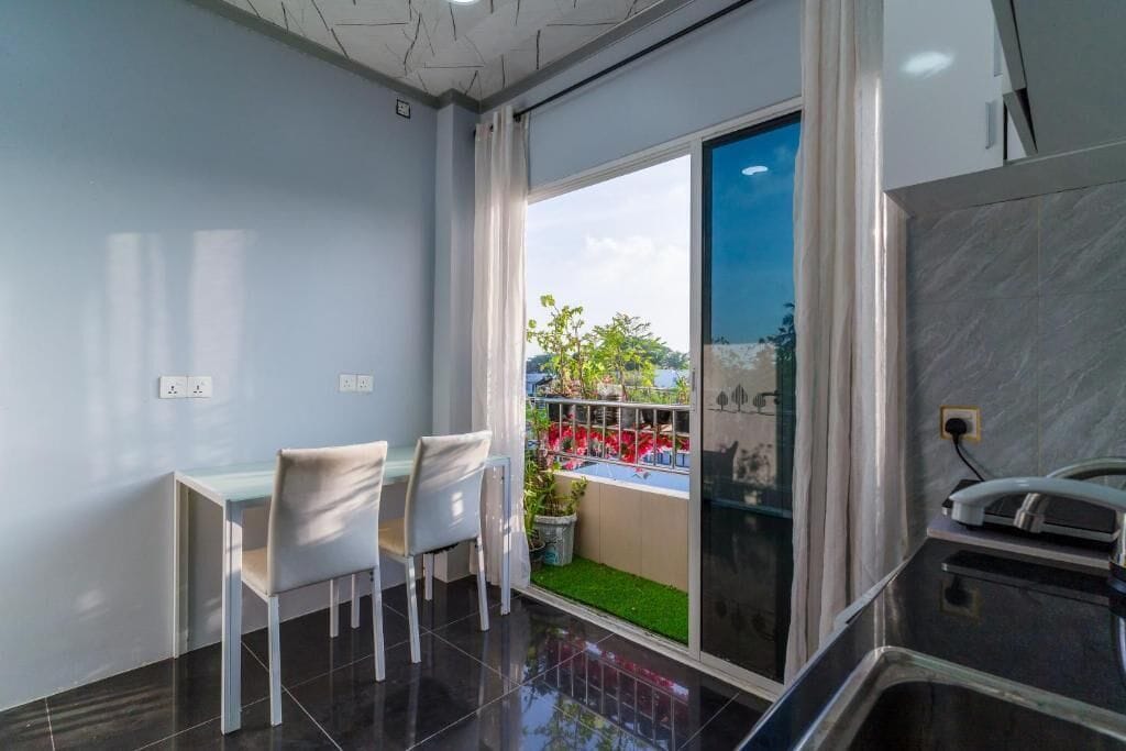 Apartment, 1 Schlafzimmer, Balkon, Stadtblick | Innenbereich