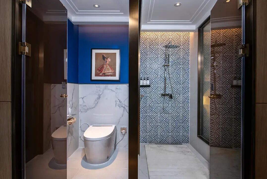 Classic-Doppelzimmer | Badezimmer | Haartrockner, Handtücher, Seife, Shampoo